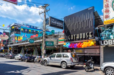 PATTAYA, THAILAND - DECEMBER  28: Walking Street in Pattaya at n