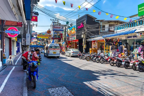 PATTAYA, THAILAND - DECEMBER  28: Walking Street in Pattaya at n — Stock Photo, Image