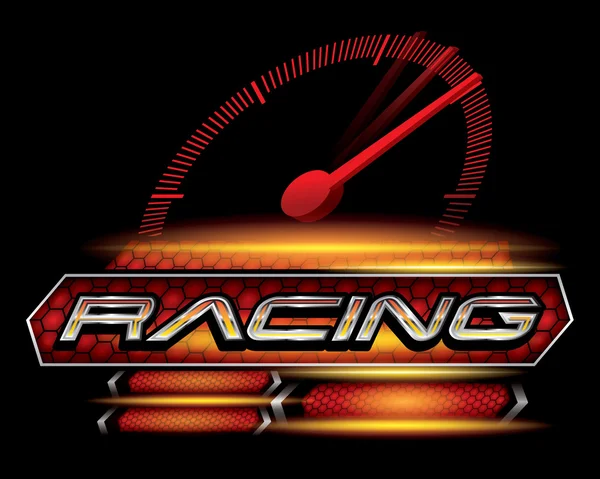 Racing Sport koncept pro vektorové Logo Design — Stockový vektor