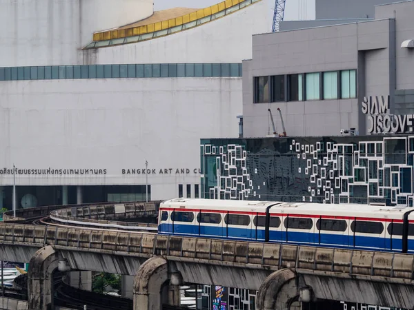 Bangkok Tailandia Nov 2020 Tren Bts Sky Pasa Por Siam —  Fotos de Stock