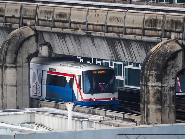 Bangkok Thailand Nov 2020 Bts Sky Tåg Går Förbi Siam — Stockfoto