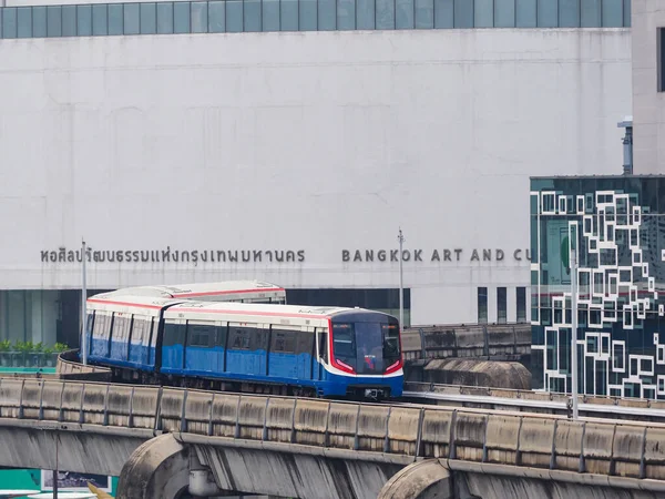 Bangkok Tailandia Nov 2020 Tren Bts Sky Pasa Por Centro —  Fotos de Stock