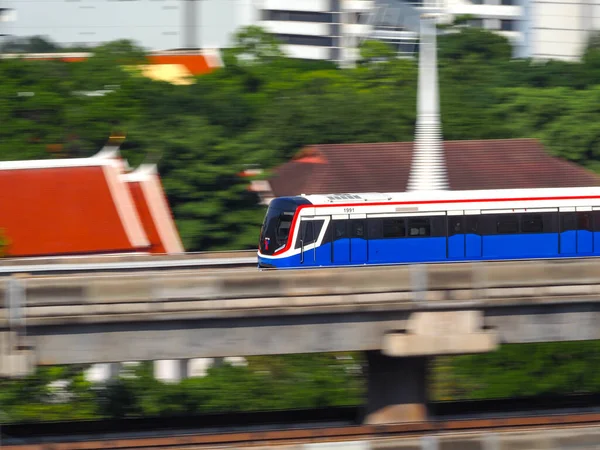 Bangkok Tayland Kasım 2020 Bts Sky Treni Wat Pathum Wanaram — Stok fotoğraf