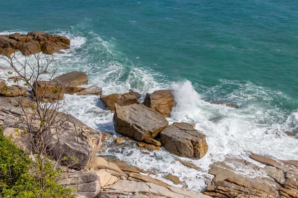 Havsutsikt Och Sten Koh Samui Osett Och Fantastiska Thailand — Stockfoto