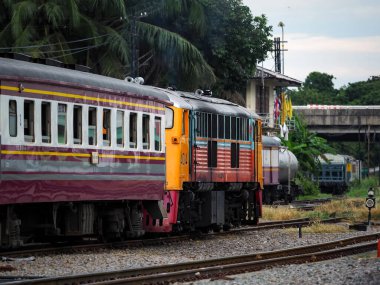Bangkok-Tayland 29 Kasım 2020, Thonburi Tren İstasyonu. Bu Thonburi Tren İstasyonu Tayland 'ın batı ve güney bölgelerine seyahat için başlangıç noktasıdır..
