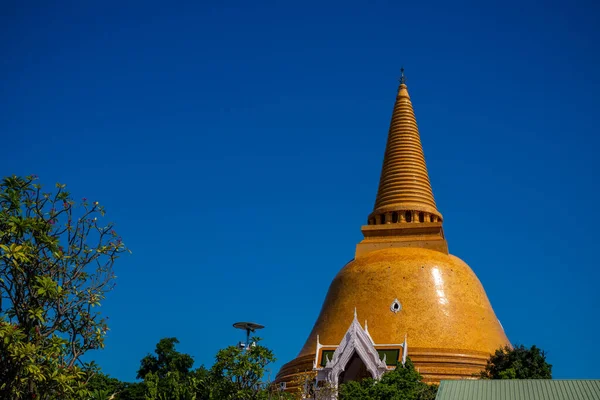 Nakhon Pathom Thailand Jun 2021 Phra Pathom Chedi Thailands Största — Stockfoto