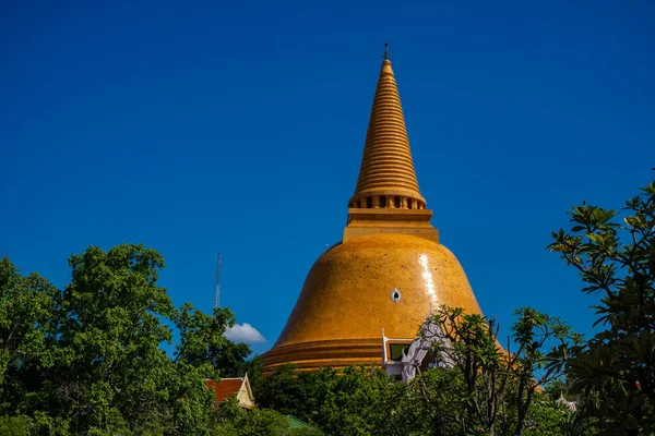 Nakhon Pathom Thailand Jun 2021 Phra Pathom Chedi Pagoda Más —  Fotos de Stock