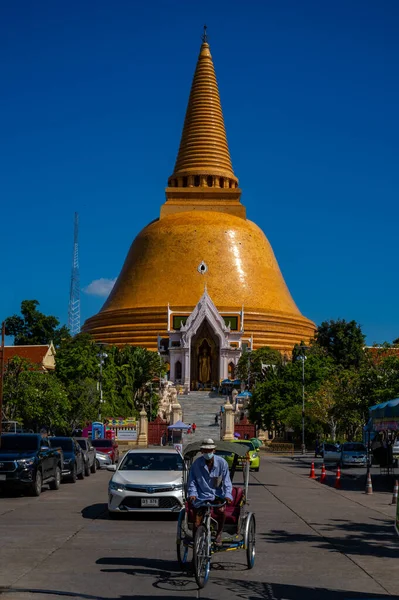 Nakhon Pathom Tayland Haziran 2021 Phra Pathom Chedi Amphoe Mueang — Stok fotoğraf