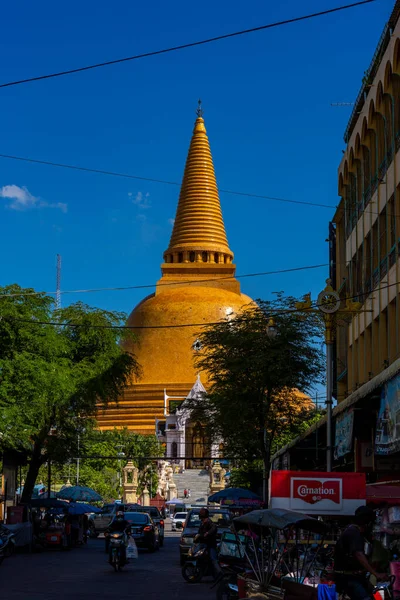 Nakhon Pathom Tayland Haziran 2021 Phra Pathom Chedi Amphoe Mueang — Stok fotoğraf