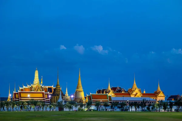 Bangkok Thailand Jun Wat Pra Kaew Grand Palace Evening June — Stock Photo, Image