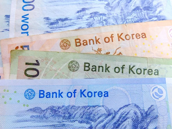 South Korean Won currency — Stock Photo, Image