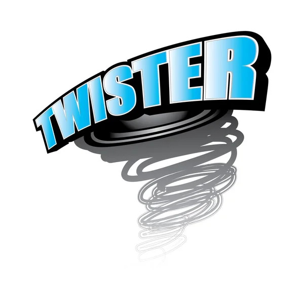 Twister icon vector — Stock Vector