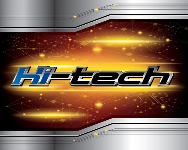 Hi-Tech koncepcja projekt wektor — Wektor stockowy