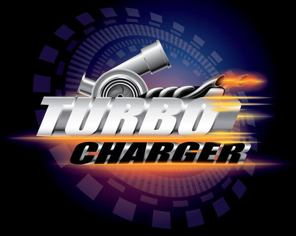 Концепт-вектор турбокомпрессора
