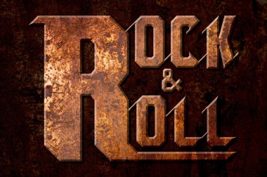 Rock'n roll kavramı metal pas zemin üzerine