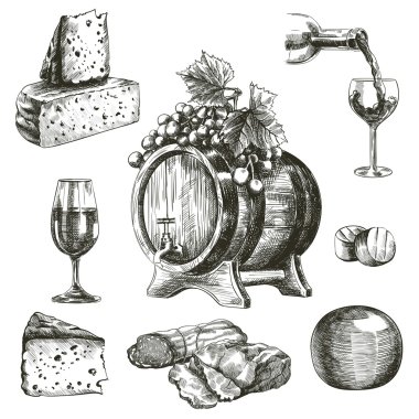 doğal şarap ve aperatifler