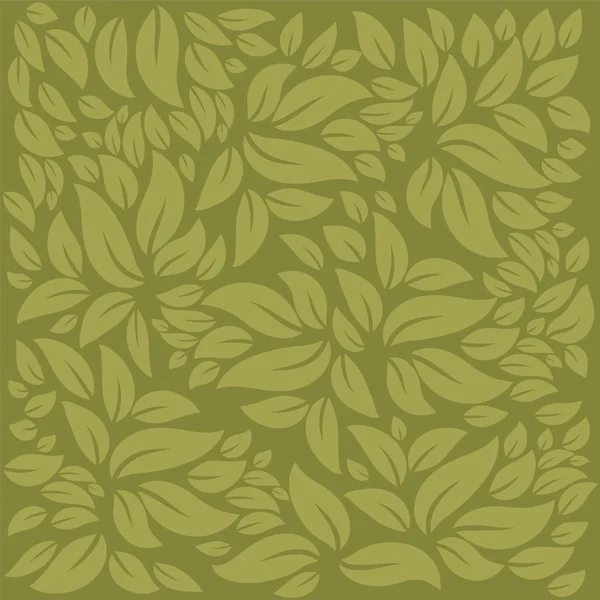 Green leaves background — Stock Vector