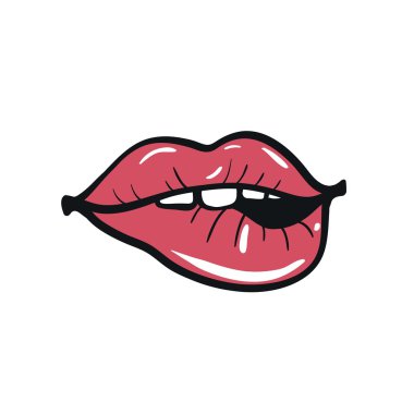 kadın seksi dudaklar