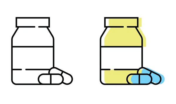 Preparaciones médicas. medios y métodos de protección contra la infección — Archivo Imágenes Vectoriales