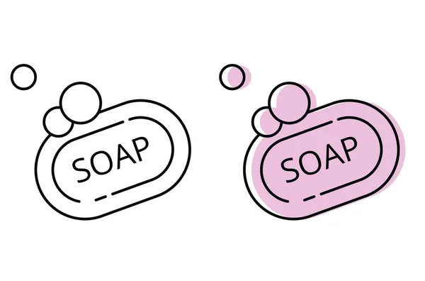 Απολυμαντικό σαπούνι. μέσα και μέθοδοι προστασίας από τη μόλυνση — Διανυσματικό Αρχείο