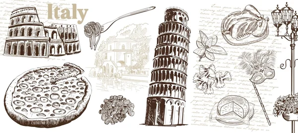 Пам'ятки Італії — стоковий вектор
