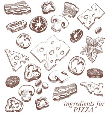 pizza için malzemeler