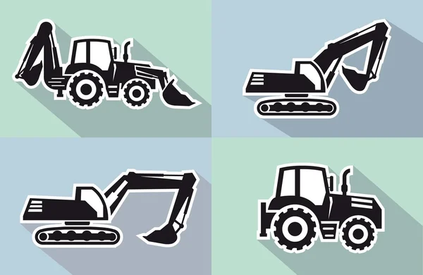 Icono del tractor — Vector de stock