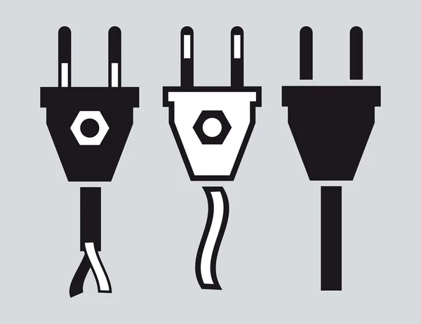 Fiche électrique — Image vectorielle