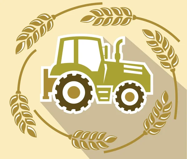 Tracteur — Image vectorielle