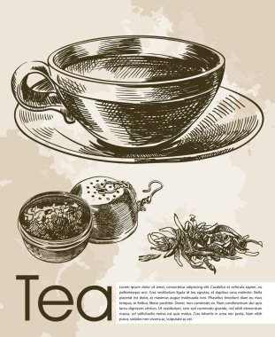 çay töreni arka plan