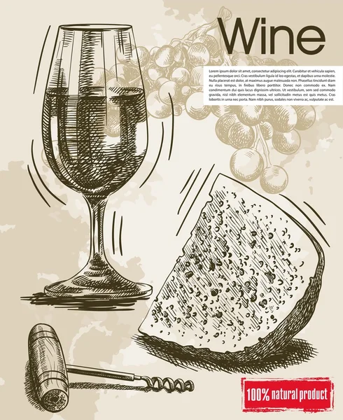 Tasting of vintage wines — Stock Illustration Tasting of vintage wines Stock Illustration