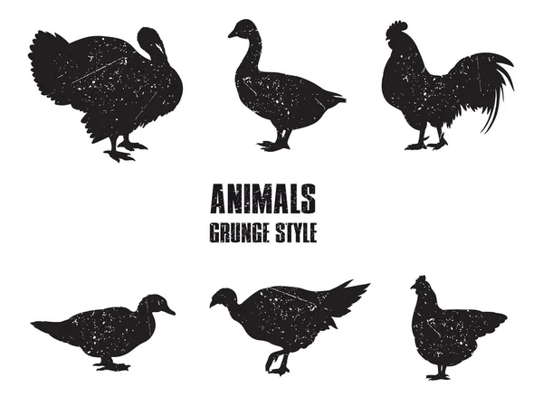 Icono animales de granja — Archivo Imágenes Vectoriales