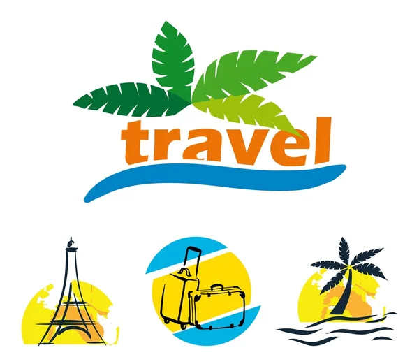 Travel icon set — Stock Vector