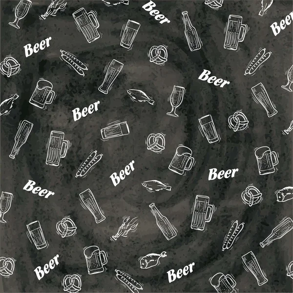 Cerveza fondo abstracto — Vector de stock