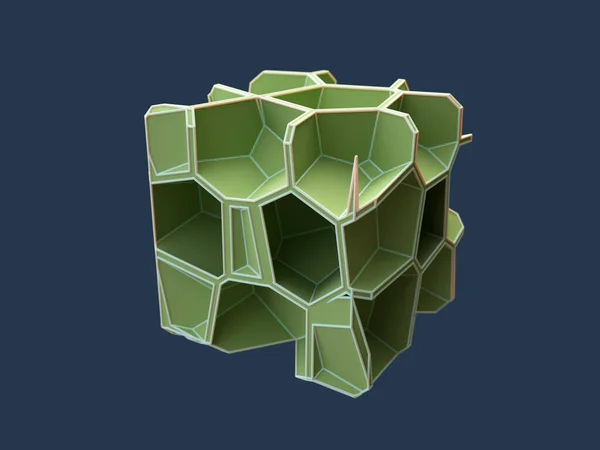 Abstract Cubic Cell Structure — Stock Photo, Image