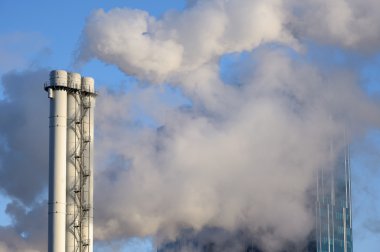 Şehir merkezinde ısı