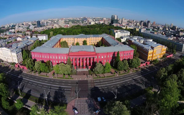 National University in Kiev, luchtfoto — Stockfoto