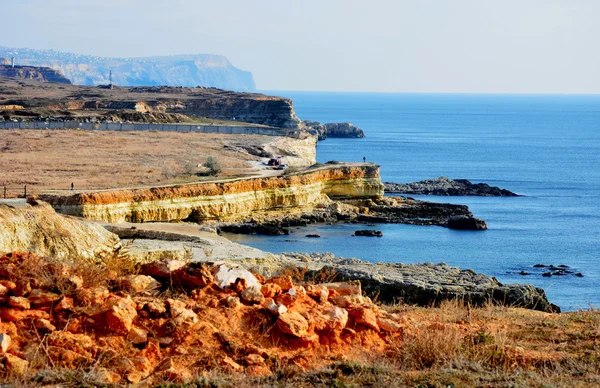 Blue bay, widok na morze — Zdjęcie stockowe