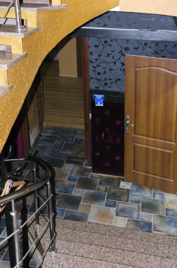 Özel bir giriş merdiveni.