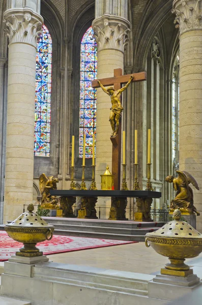 O interior da igreja — Fotografia de Stock