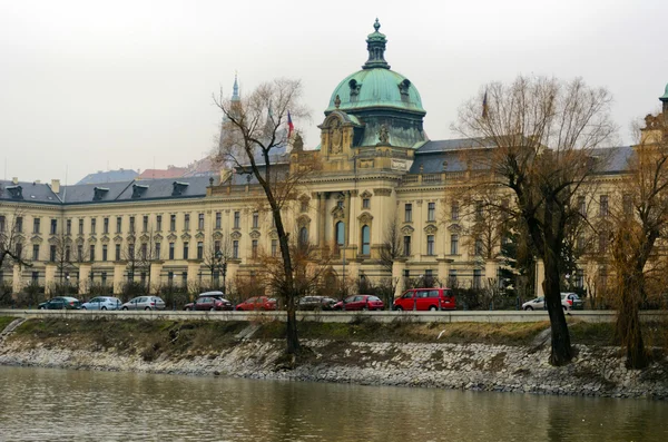 Městská krajina, rozmanitost architektury — Stock fotografie