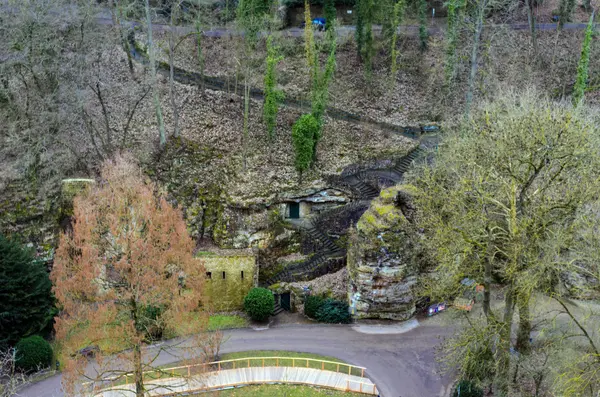 Městská krajina, rozmanitost městské architektury — Stock fotografie