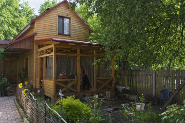 Bir özel ev avlusu tasarımı