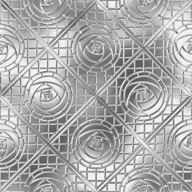 Pencere, 3d çizim için desenli cam sorunsuz doku