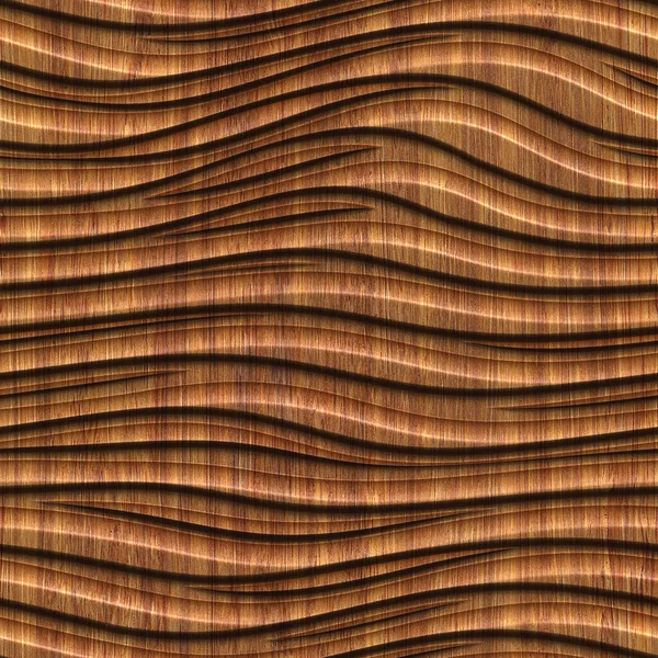 Carved Pattern Wood Background Seamless Texture Illustration — Stock Photo, Image