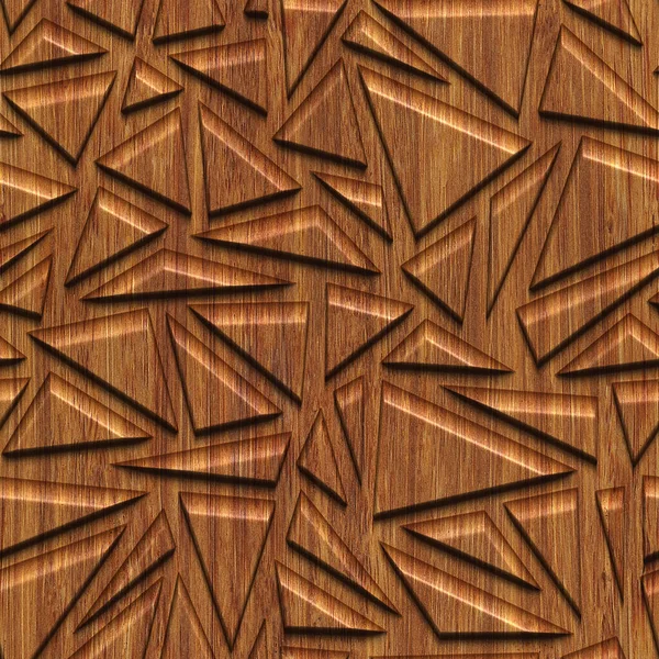 Carved Pattern Wood Background Seamless Texture Illustration — Stock Photo, Image