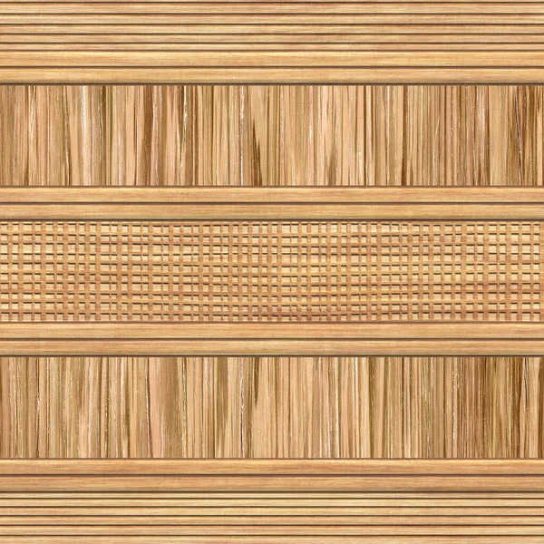 Holznahtlose Textur Mit Geometrischem Muster Mosaikstruktur Illustration — Stockfoto