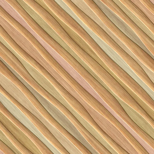 Carved Diagonal Stripes Pattern Wood Background Seamless Texture Wood Color — Stock Photo, Image
