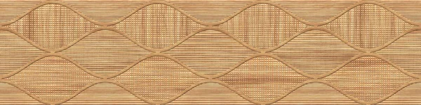 Holznahtlose Textur Mit Geometrischem Muster Mosaikstruktur Lange Textur Illustration — Stockfoto