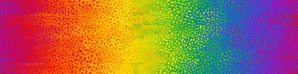 Grunge Seamless Texture Pattern Rainbow Color Banner Illustration — Stock fotografie